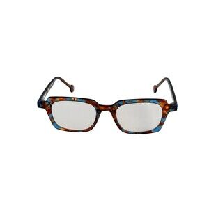 l.a.Eyeworks Blakey 921 Tortoise & Blue Acetate Eyeglass Frames | Made in Japan